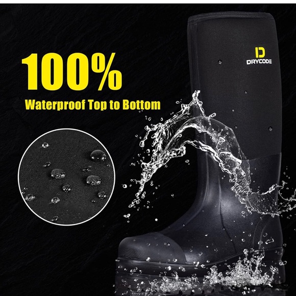 Men’s Waterproof Rubber Boots - Picture 3 of 8